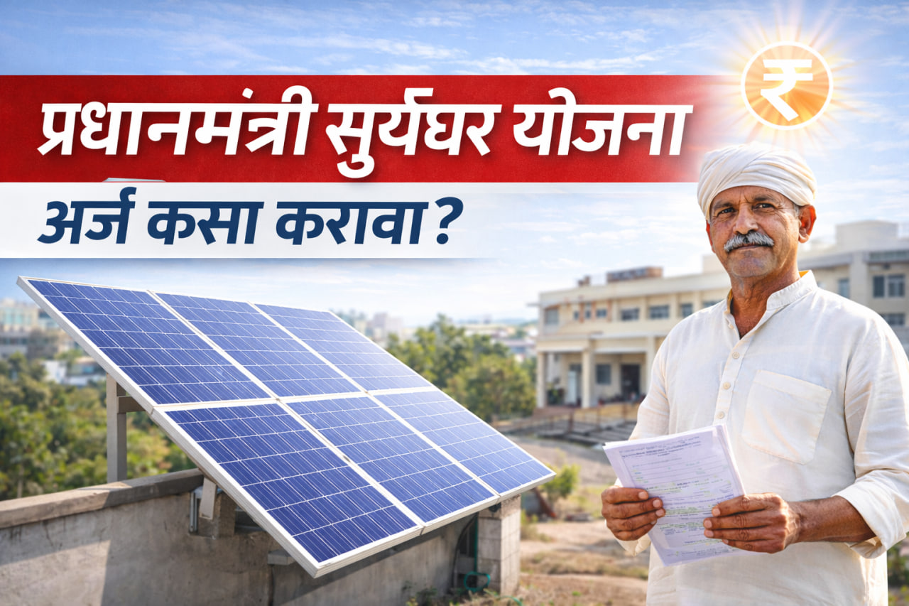 प्रधानमंत्री सूर्यघर योजना घरावरील सोलारसाठी शासनाकडून मदत मिळणार असा करा अर्ज