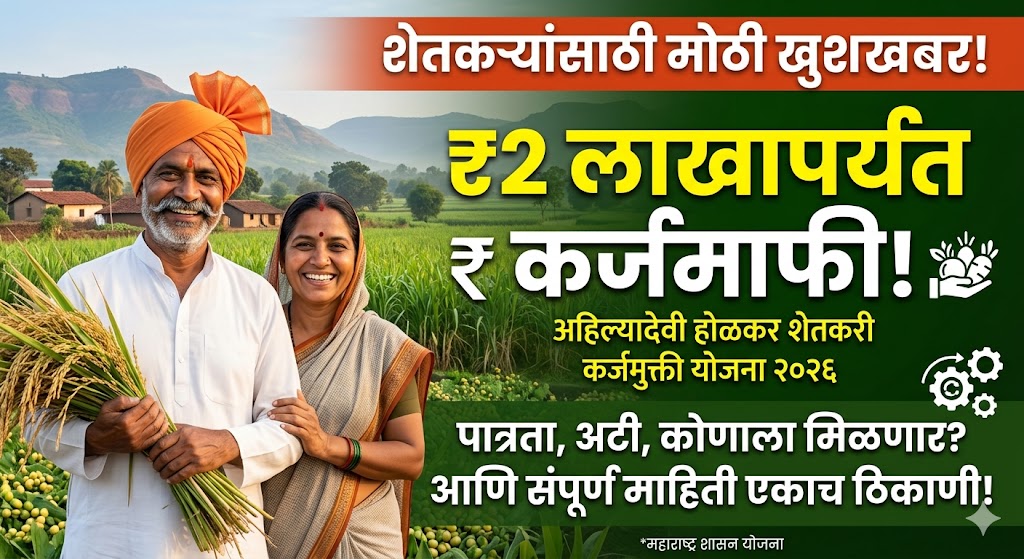 शेतकरी कर्जमाफी योजना 2026